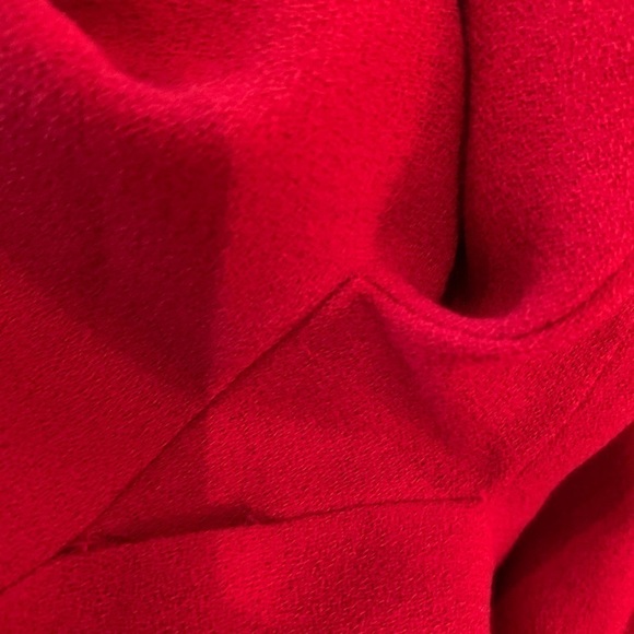 Givenchy Couture Vintage Red Audrey Hepburn Dress S - Picture 16 of 16